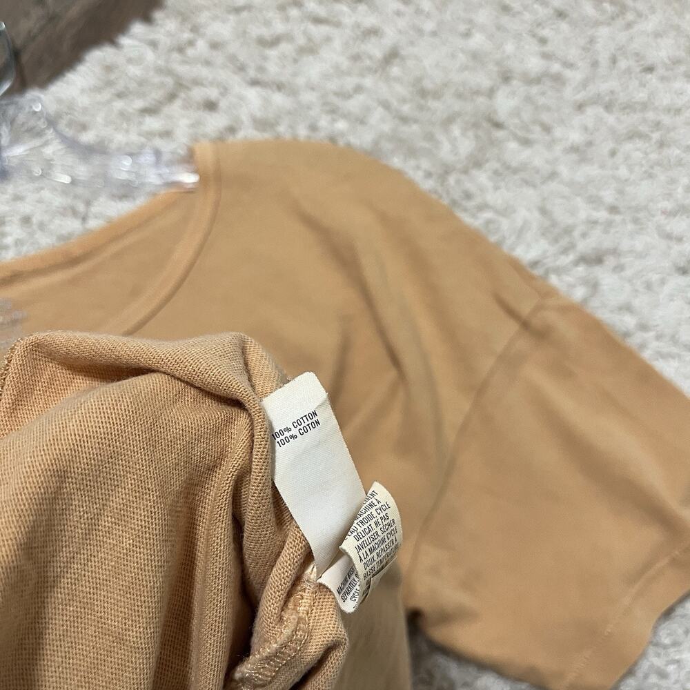 Offline by Aerie Size Small Oversized Distressed Wash Yellow Graphic Tee - Picture 4 of 5